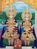 Parabrahma Bhagwan Shri Swaminarayan and Aksharbrahma Shri Gunatitanand Swami